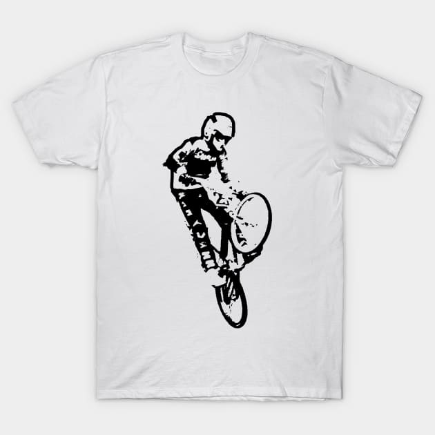 bmx old school T-Shirt by rickylabellevie